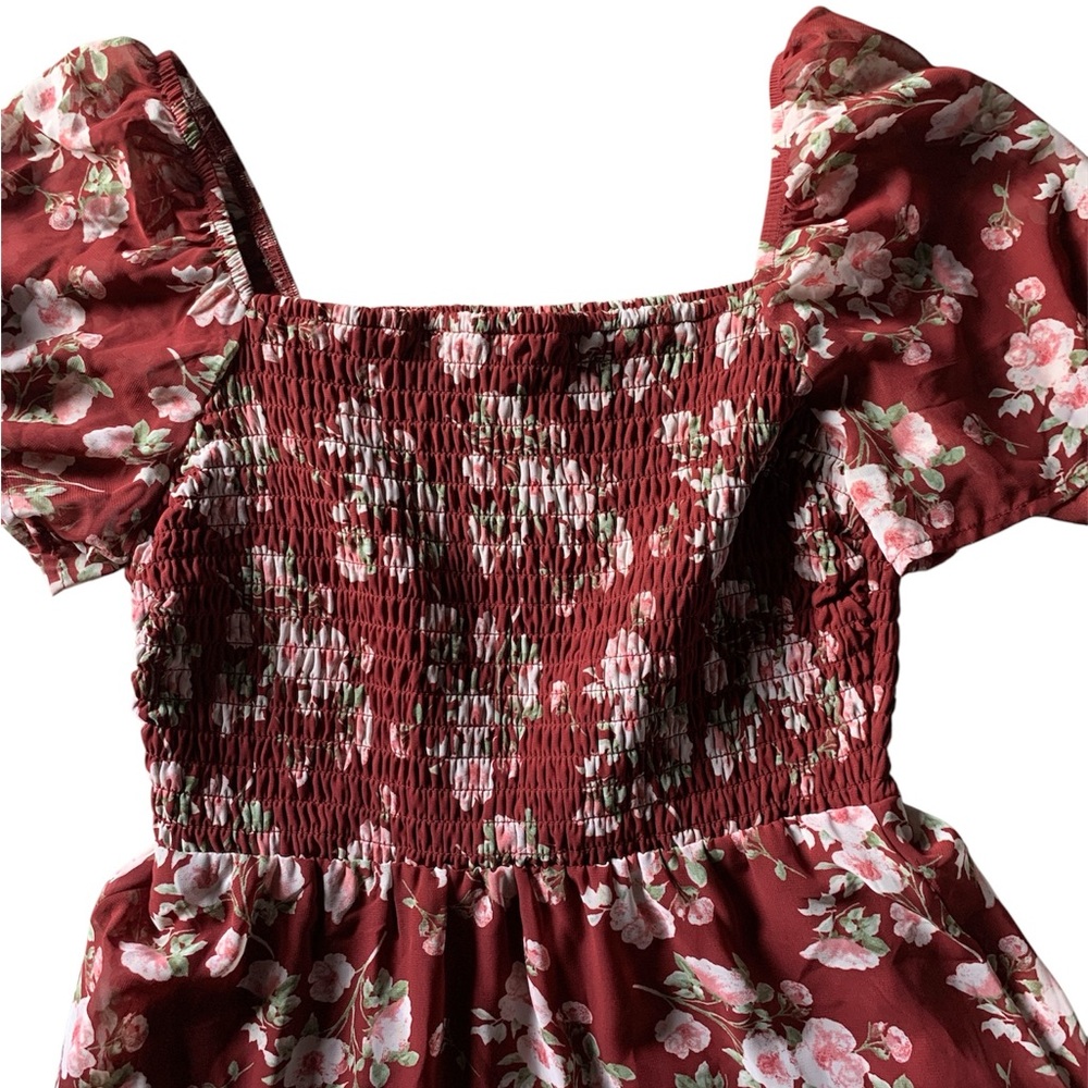 New Lily Rose dress womens size medium floral prairie milkmaid boho feminine - Picture 7 of 15